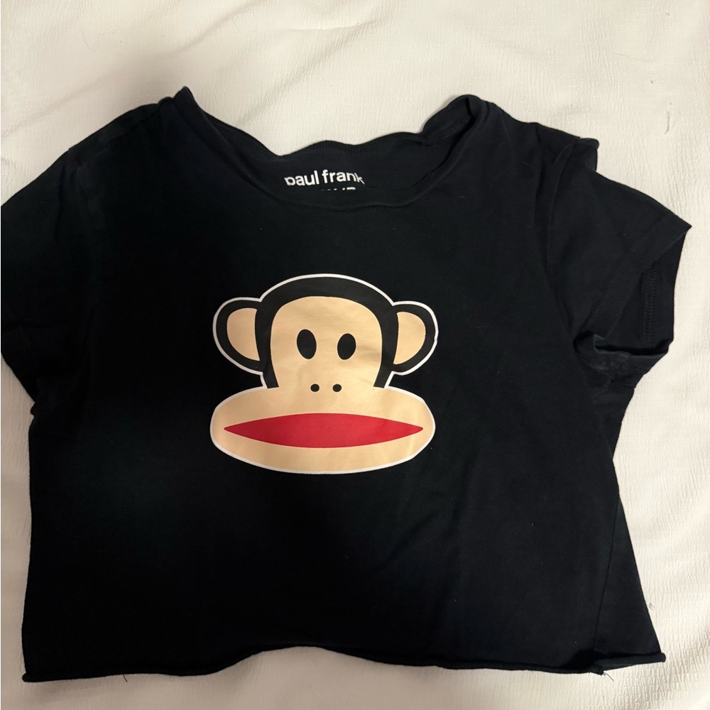 Paul Frank Black Baby Tee with Iconic Monkey Design